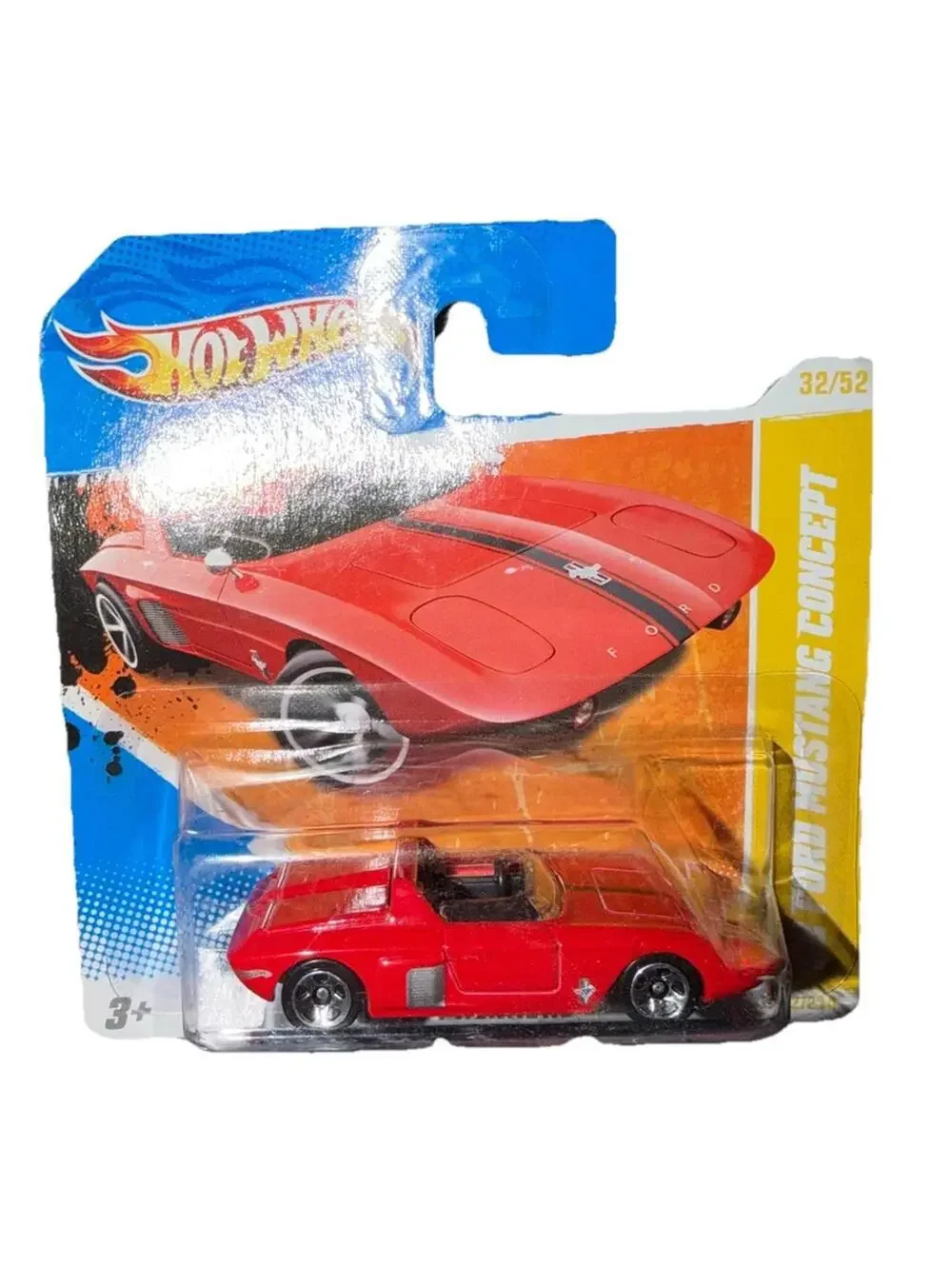 NEW Hot Wheels 2010 HW Premiere '62 Ford Mustang Concept 32/52 Red Short Card